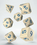 Classic Runic Dice Set beige and blue - Hobby.lt 🇬🇧