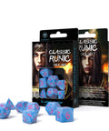 Classic Runic Dice Set blue and pink - Hobby.lt 🇬🇧