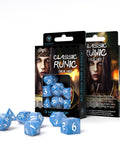 Classic Runic Dice Set blue and white - Hobby.lt 🇬🇧