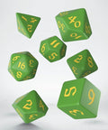 Classic Runic Dice Set green and yellow - Hobby.lt 🇬🇧