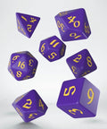 Classic Runic Dice Set Purple and yellow - Hobby.lt 🇬🇧