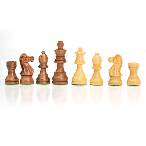 Classic Wooden Chess Set with Beautiful Walnut wooden Chess Board - Hobby.lt 🇬🇧