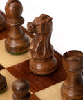 Classic Wooden Chess Set with Beautiful Walnut wooden Chess Board - Hobby.lt 🇬🇧