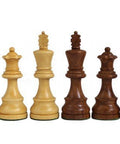 Classic Wooden Chess with Beautiful Leather - like Chessboard - Hobby.lt 🇬🇧