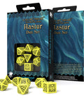 COC The Outer Gods Hastur Dice Set yellow and black - Hobby.lt 🇬🇧