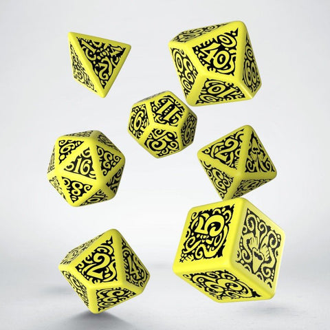 COC The Outer Gods Hastur Dice Set yellow and black - Hobby.lt 🇬🇧