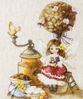 Coffee Fairy SB1132 - Cross Stitch Kit - Hobby.lt 🇬🇧