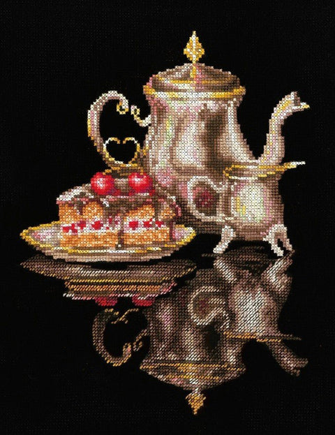 Coffee For Two SANK - 42 - Cross Stitch Kit by Andriana - Hobby.lt 🇬🇧