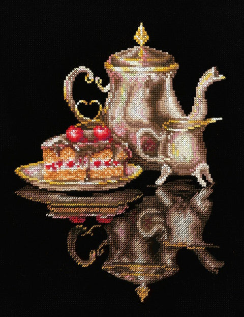 Coffee For Two SANK-42 - Cross Stitch Kit by Andriana