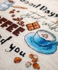 Coffee Time SLETI927 - Cross Stitch Kit - Hobby.lt 🇬🇧