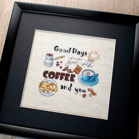 Coffee Time SLETI927 - Cross Stitch Kit - Hobby.lt 🇬🇧