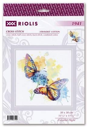 Colorful Flight cross stitch kit by RIOLIS Ref. no.: 1941 - Hobby.lt 🇬🇧