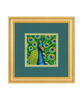 Colorful Peacock (13 x 13 cm) - Cross Stitch Kit by DIMENSIONS - Hobby.lt 🇬🇧
