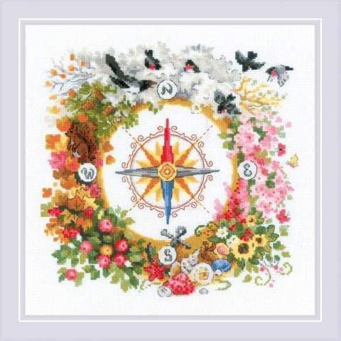 Compass cross stitch kit by RIOLIS Ref. no.: 1881