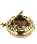 Compass with Sundial Brass Wooden Box | CPSD2 - Hobby.lt 🇬🇧