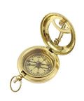 Compass with Sundial Brass Wooden Box | CPSD2 - Hobby.lt 🇬🇧