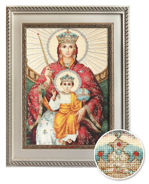 con of the Mother of God Reigning" SBR113" - Cross Stitch Kit by Luca-s