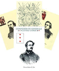 Confederate Generals playing cards - Hobby.lt 🇬🇧