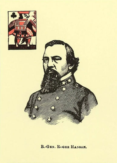 Confederate Generals playing cards