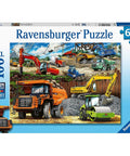 Construction Vehicles 100 Piece Puzzle - Hobby.lt