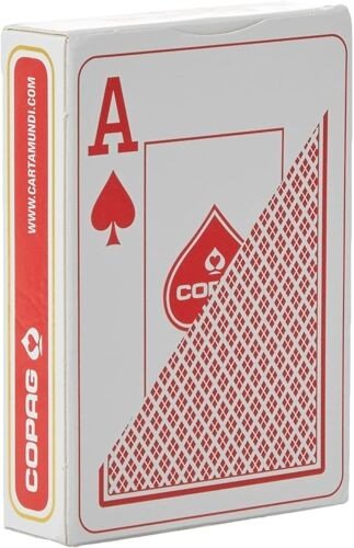 Copag 2 Corner Jumbo index playing cards red - Hobby.lt 🇬🇧