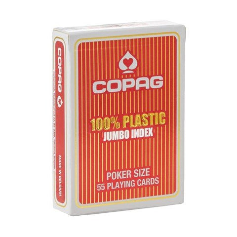 Copag 2 Corner Jumbo index playing cards red - Hobby.lt 🇬🇧