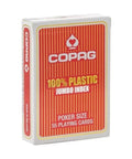 Copag 2 Corner Jumbo index playing cards red