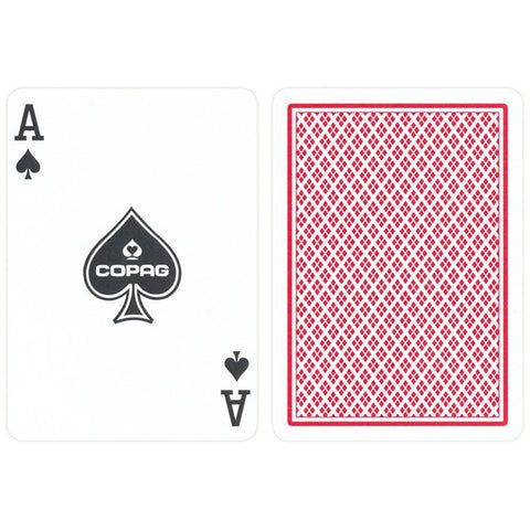 Copag 2 Corner playing cards (red) - Hobby.lt 🇬🇧