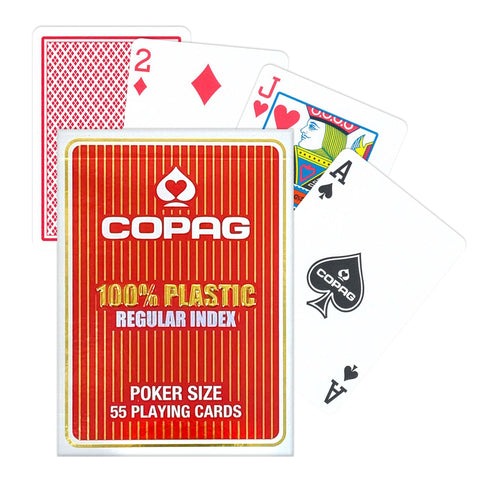 Copag 2 Corner playing cards (red) - Hobby.lt 🇬🇧