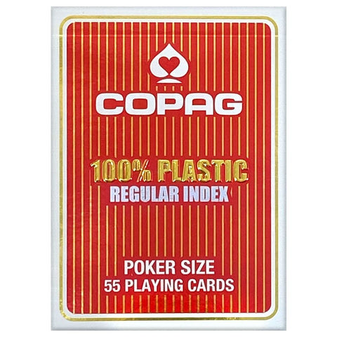 Copag 2 Corner playing cards (red) - Hobby.lt 🇬🇧