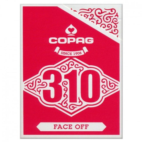 Copag 310 Face Off poker cards (red) - Hobby.lt 🇬🇧