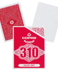 Copag 310 Face Off poker cards (red) - Hobby.lt 🇬🇧