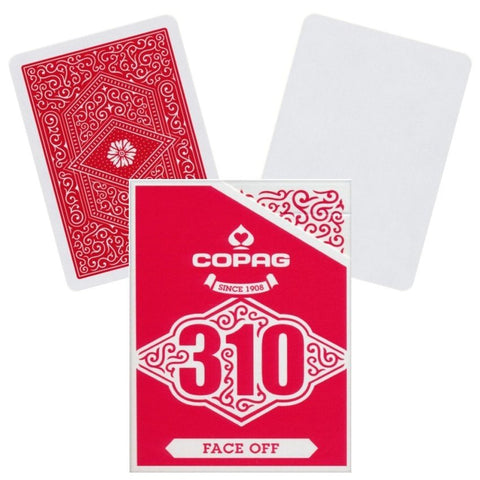 Copag 310 Face Off poker cards (red) - Hobby.lt 🇬🇧