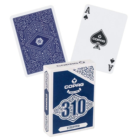 Copag 310 Stripper poker cards (blue)