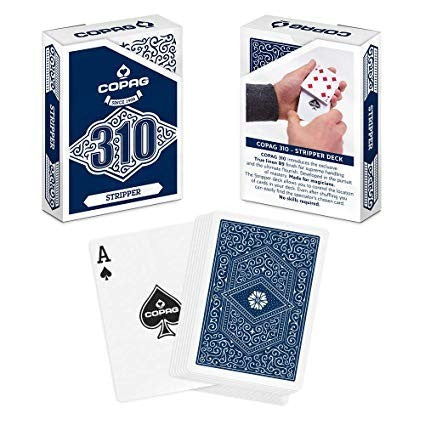 Copag 310 Stripper poker cards (blue)