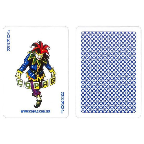 Copag 4 Corner Jumbo poker cards in white box (Blue) - Hobby.lt 🇬🇧