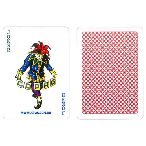 Copag 4 Corner Jumbo poker cards in white box (Red) - Hobby.lt 🇬🇧