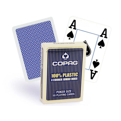 Copag 4 Corner poker cards (Blue)