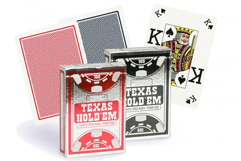 Copag Texas Holdem Peek Index poker cards (Black)