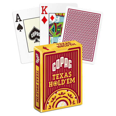 Copag Texas Holdem poker cards (Red) - Hobby.lt 🇬🇧