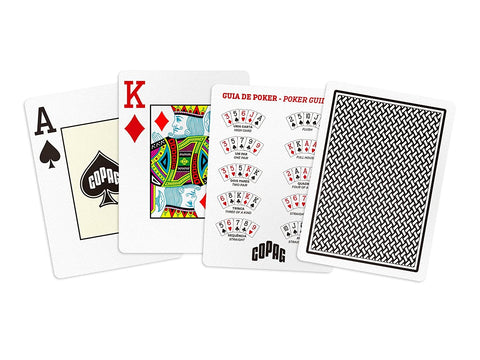 Copag Texas Holdem poker cards (Black)