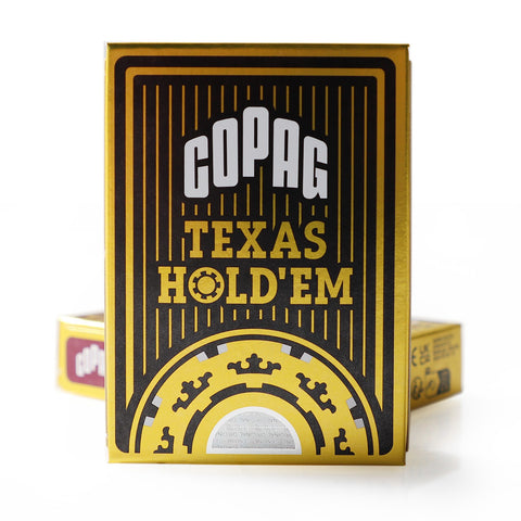 Copag Texas Holdem poker cards (Black)