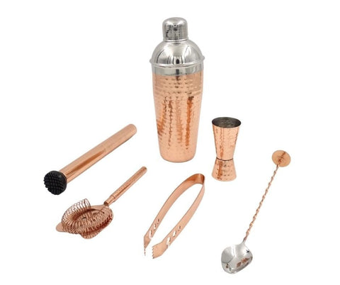 Copper 6 piece bartender set - BTSB7140CP - Hobby.lt 🇬🇧