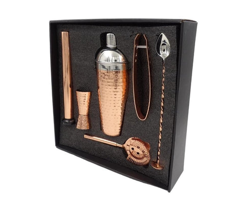 Copper 6 piece bartender set - BTSB7140CP - Hobby.lt 🇬🇧