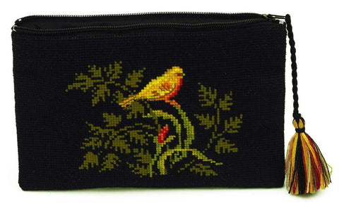 Cosmetic bag Irises cross stitch kit by RIOLIS Ref. no.: 1679AC - Hobby.lt 🇬🇧