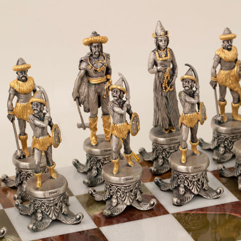 Cossacks vs Mongols: Ultra Luxurious Limited Edition Chess Set - Hobby.lt 🇬🇧