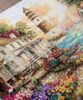 Cottage by the sea SLETI962 - Cross Stitch Kit - Hobby.lt 🇬🇧