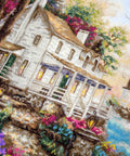 Cottage by the sea SLETI962 - Cross Stitch Kit - Hobby.lt 🇬🇧