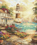 Cottage by the sea SLETI962 - Cross Stitch Kit - Hobby.lt 🇬🇧