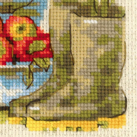 Cottage Garden. Autumn - Cross Stitch Kit from RIOLIS Ref. no.:1657 - Hobby.lt 🇬🇧